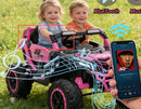 24V Electric UTV for Kids - 2-Seater Ride-On Car with Remote Control, LED Lights, and Music