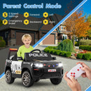 12V Battery-Powered Police Car Ride-On with Remote Control for Kids