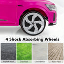INFANS Pink Audi SQ8 Ride-On Vehicle for Ages 3 and Up