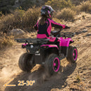 24V 4-Wheel Electric Ride-On Toy with Slow Start, Music, Stories, and Multimedia Ports