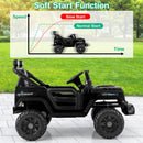12V Children’s Ride-On Truck with Remote Control, Treaded Tires, 3 Speed Settings and LED Lights