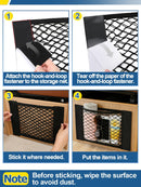 Set of 4 Elastic Stretch Netting for SUV and Truck Cargo Storage