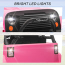 12V Kids Ride-On Truck with Remote Control, Power Wheels, and LED Lights