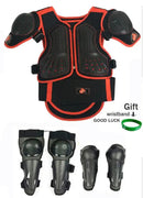 Kids Motocross Body Armor Back Protector Ride-On Horse Toy for Ages 4-15 Years