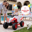 12V Electric Quad Bike for Kids with Music, Lights, USB Connectivity, and Wireless Features