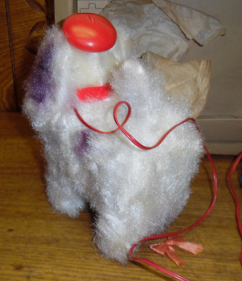 Vintage Japanese Battery Operated Dog Toy with Shoe in Mouth
