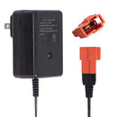 12V Red Charger for Children's Ride-On Toys and Vehicles, 1000mA, Square Plug Adapter