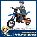 250W 24V Kids Electric Dirt Bike - Speedy 13.6MPH Ride-On Motorcycle Toy