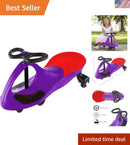 Lil’ Rider Purple Wiggle Car for Children Ages 3 and Above