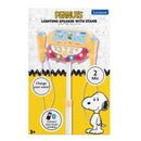 Lexibook Peanuts Adjustable Microphone Stand with Dual Mics, Voice Effects, and Illumination