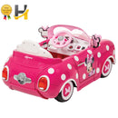 Minnie Mouse 6 Volt Electric Convertible Ride-On Car for Kids Ages 3 and Up