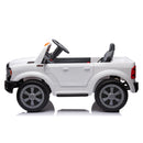 RAM 2500 White Electric Pickup Truck for Kids with Remote Control and 3 Speed Options