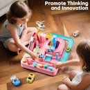KIZONLY Racing Track Set for Children Aged 3-8, Ideal Car Toys for Young Boys
