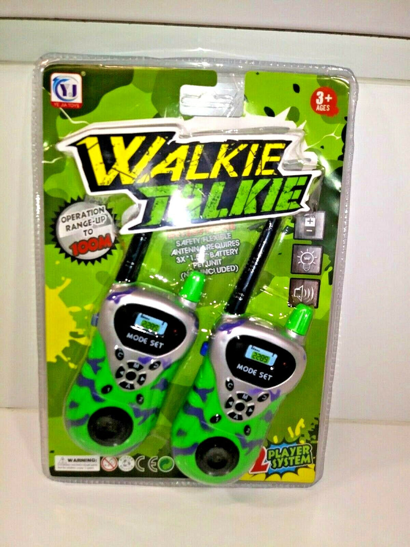 Kids Camo Walkie Talkie Toy for Interactive Play