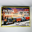 Battery-Powered 17-Piece Train Set with Lights & Sounds for Ages 3+ by Huajun Toys