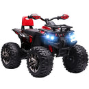 Aosom 12V Children's Electric ATV Quad Ride-On Vehicle 5 MPH Red