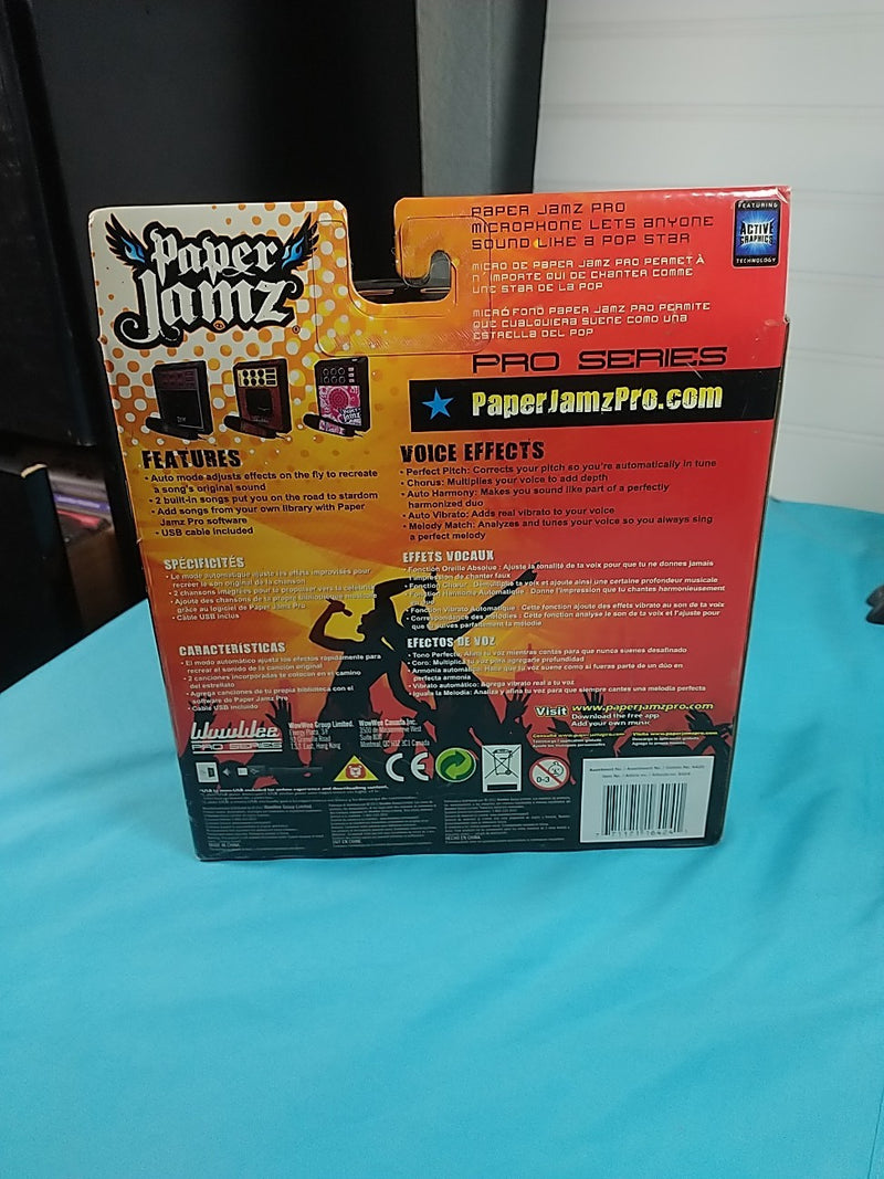 Paper Jamz Pro Series Pink Microphone Toy with Effects and Amplifier for Perfect Pitch