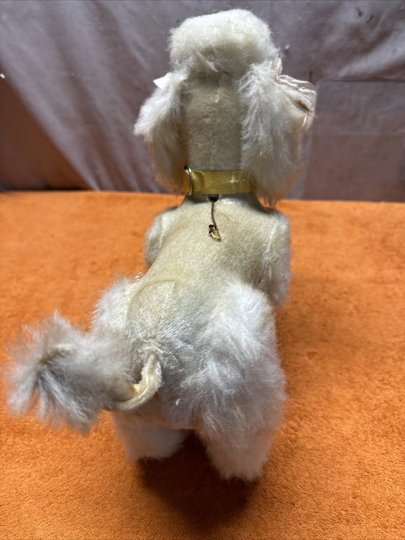 Vintage 1960s Battery Operated Walking Poodle Dog Toy from Japan