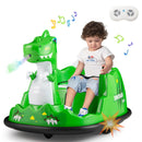 Remote-Controlled Bumper Car for Kids with Colorful Flashing Lights