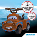 Kid Trax Disney Cars 3 Tow-Mater Electric Quad Ride-On for Toddlers Ages 1.5-3
