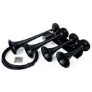 Rage 4-Chime 3-Liter Air Horn System - 120 PSI with Quick Install Features