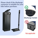 48V 20Ah Power Battery with 30A BMS, Charging Features, Safety Lock, and No Bottom Port