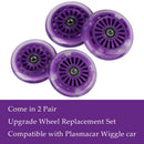 Polyurethane Replacement Wheel Upgrade for Purple Wiggle Cars