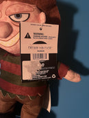 Freddy Krueger Plush Toy Featuring Striped Shirt and Brown Trousers
