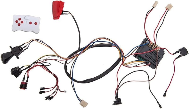 Kids 12V Ride-On Car Modification Kit with Bluetooth Control and Safety Features