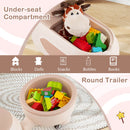 Dual-Function Ride-On Toy Car for Toddlers with Removable Trailer