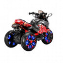 Electric Ride-On Motorcycle with Training Wheels for Children Aged 3-6