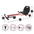 509 Crew: Red Landshark Ride-On Pedal and Push Toy for Kids 5+