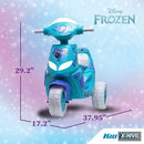 Frozen Electric Scooter for Kids Aged 3-5, Maximum Weight 55 lbs