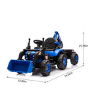 24V Ride-On Electric Excavator for Kids with Parental Control and Music