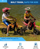 Hiboy DK2 Electric Dirt Bike for Children Ages 3-7, 3-Speed Ride-On Motorcycle