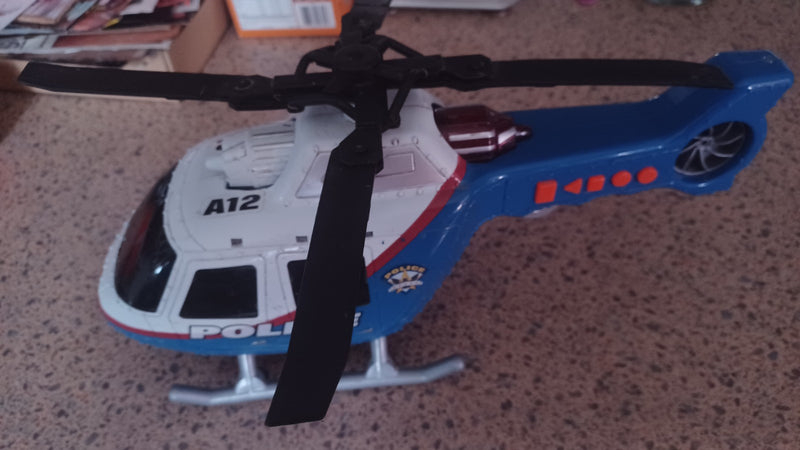 Working State Road Rippers Rush and Rescue Helicopter Toy with Batteries Included