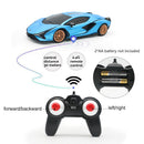 QUN XING 1:24 Blue Lamborghini Remote Control Car with 2.4G Technology