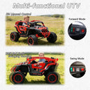 24V 400W Children's Electric UTV with Remote Control, 4-Wheel Suspension, Bluetooth Music, and LED Lights