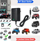 12V Charger for Kids Electric Ride-On Vehicle with 1000mA and 5 Ft Cable and LED Indicator