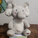 Peek-a-Boo Animated Gray Elephant Plush Toy - 11"