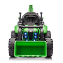4-in-1 Electric Ride-On Kids' Tractor with Excavator, Bulldozer, and Dump Truck Features