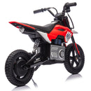 24V Children's Electric Motocross Bike with 200W Hub Motor and LED Music Features