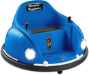 Navy 6V Electric Bumper Car for Kids with Parental Control