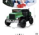 24V Remote-Controlled Electric Ride-On Truck with Dump Bed for Kids