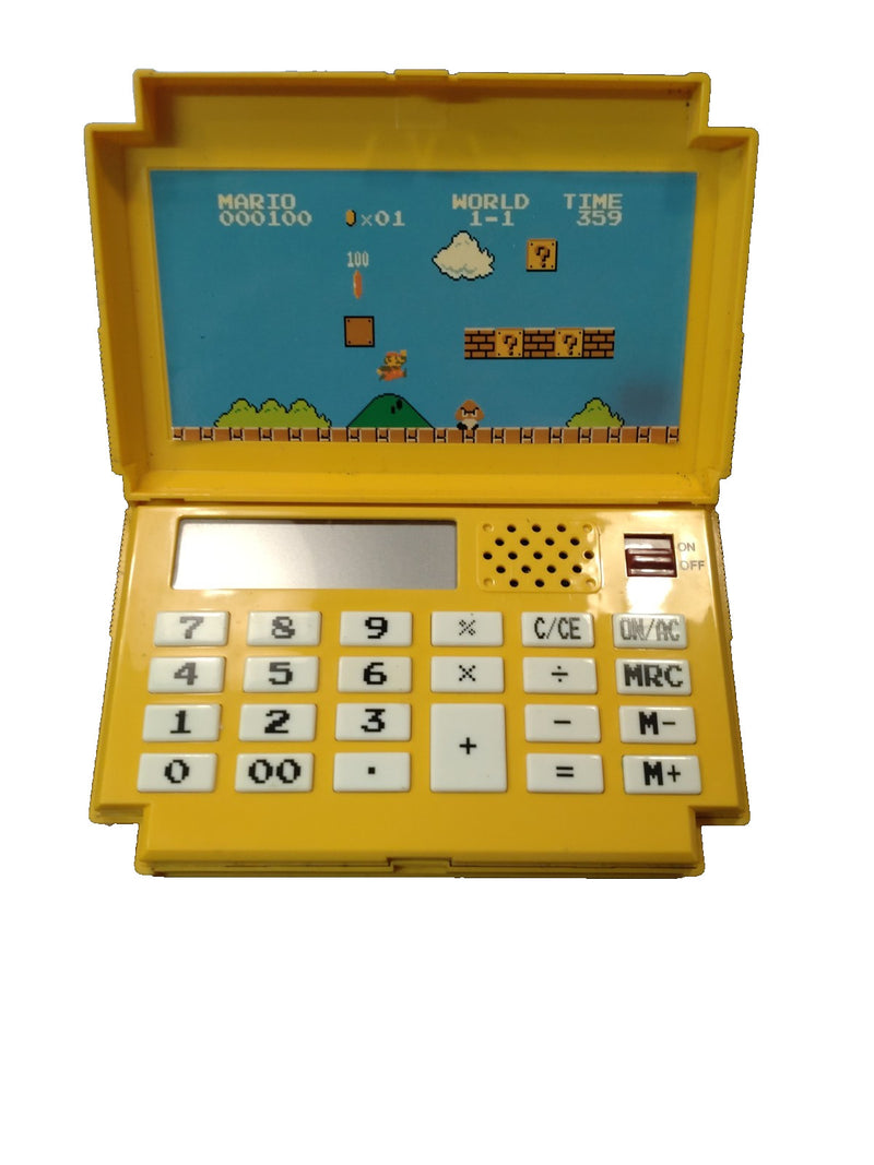 Family Computer Calculator 2005 Nintendo Cartridge Super Mario Game