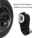 High-Speed 40000RPM 555 C Electric Motor Gearbox in Black for Toys