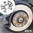 8-Pack Stainless Steel Brake Disc Rotor Screws 93600-06014-0H - Fits Various Models