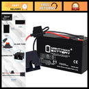 12V Ride-On Toy Battery Pack - 7Ah Replacement Kit with Harness