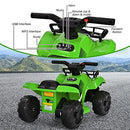 Electric Green ATV for Kids - 6V Battery Powered Quad