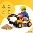 Play22 Toddler Excavator Digger Ride-On with Safety Helmet